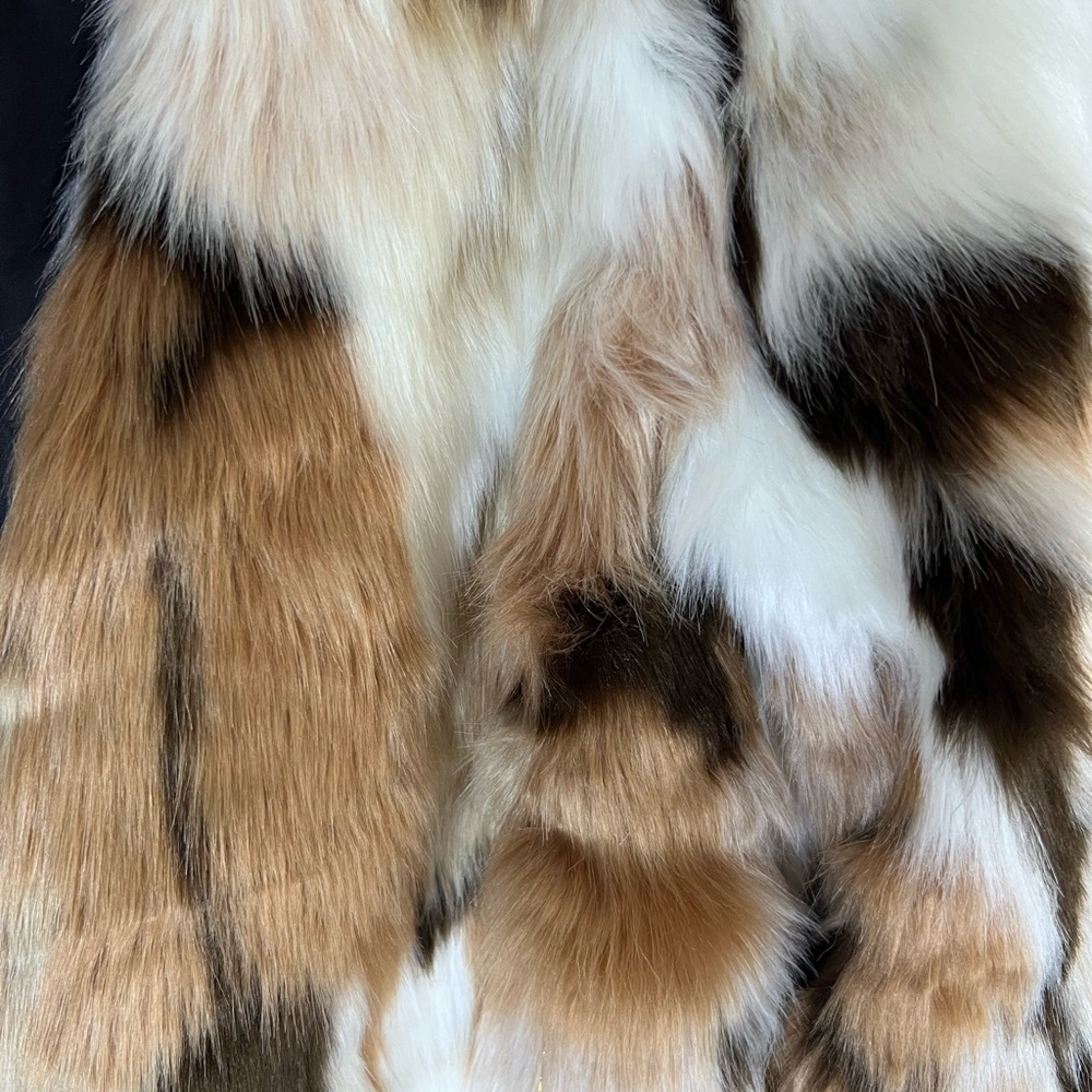 XICHILU Multicolor Faux Fur Jacket Size L - Picture 2 of 4